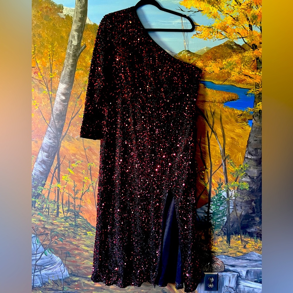 Ball gown sequined